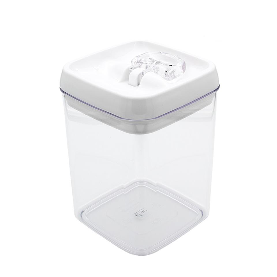 Connoisseur Flip Tite Canister Square 1.7L Clear Image