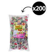 Finetime Small Rainbow Lollie Pops Pack 200