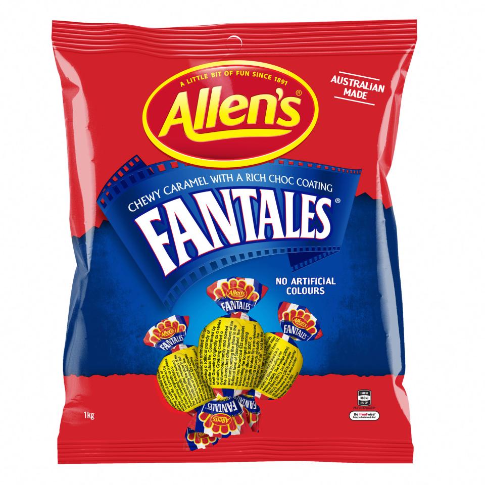 Allens Fantales Lollies 1kg