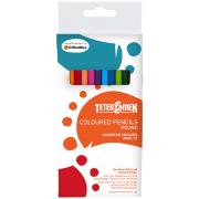 Teter Mek Round Coloured Pencils Pack 12