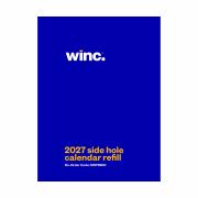 Winc 2027 Calendar Side Hole Refill 102 x 76mm