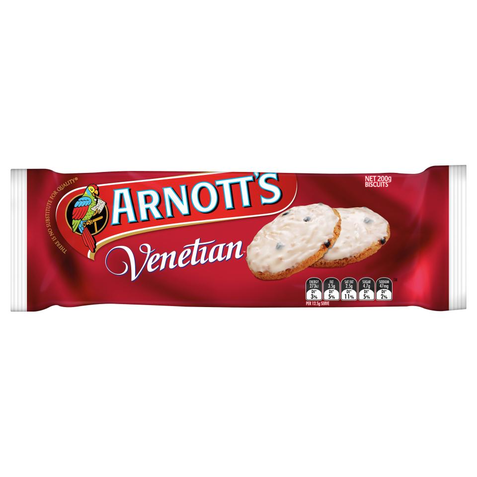 Arnotts Venetian Biscuits 200g