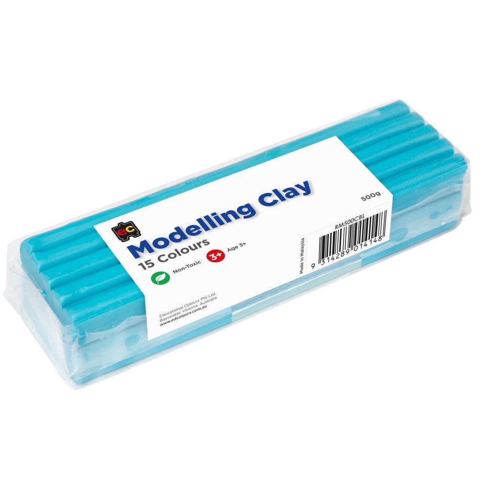Educational Colours Modelling Fun Clay 500gm Sky Blue