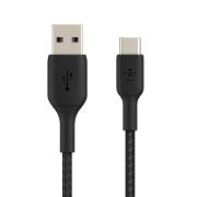 Belkin USB-A To USB-C Braided Cable 1m Black