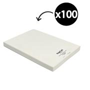 DigiTuff Synthetic Premium Media 3up Door Hanger A4 260gsm 195ums Matt White Pack 100