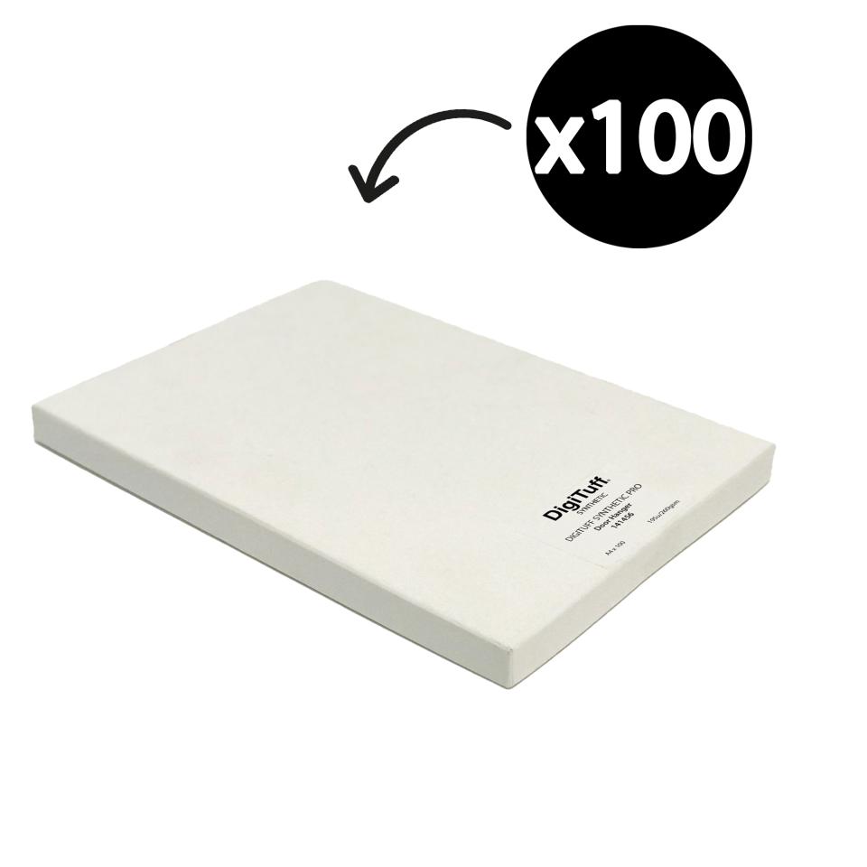 DigiTuff Synthetic Media 3up Door Hanger A4 260gsm 195ums Matt White Pack 100 Image