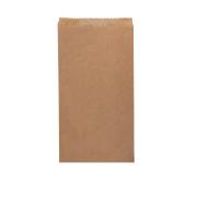 Castaway Paper Bags No. 4 Hot Dog Satchel 133X70X295mm Brown Carton 500