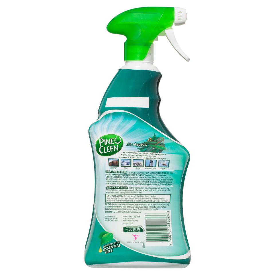 Pine O Cleen Multi Purpose Disinfectant Spray Eucalyptus Trigger 750ml