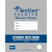 Wonder Writer Eb6588 Mega Student Notebook 8mm Ruled Red Margin 80gsm 64 Pages
