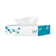 Livi Essentials Hypoallergenic Facial Tissues 2 Ply 100 Sheets Each