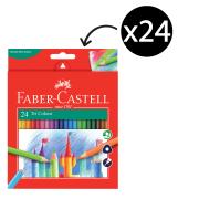 Faber-Castell Triangular Coloured Pencils Pack 24