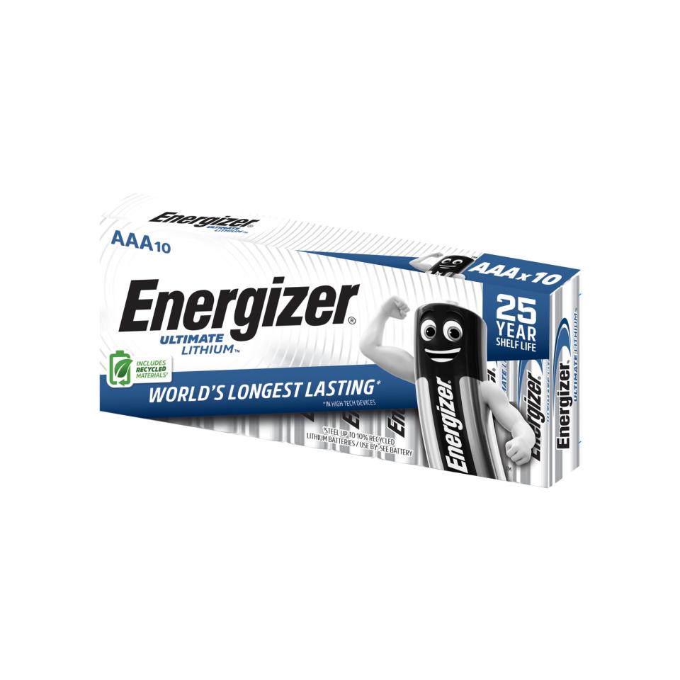 Energizer Lithium Battery AAA Box 10