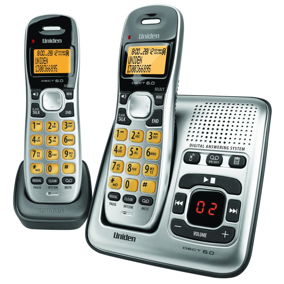 Uniden DECT 1735 + 1 Digital Phone Answering System + 1 Additional Cordless Phone Handset