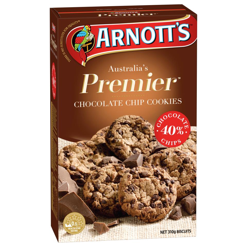 Arnotts Premier Chocolate Chip Cookie 310g
