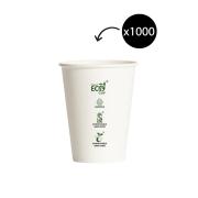 Truly Eco Single Wall Coffee Cup White 12oz Carton 1000