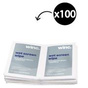 Winc Wet Screen Wipes Pack 100