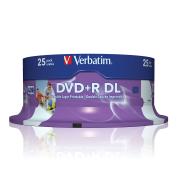 Verbatim DVD+R DL 8.5 GB / 8x / 240 Min - 25-Pack Spindle