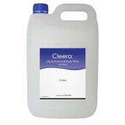 Cleera Hand & Body Wash Liquid Pearl White 5L Carton 3