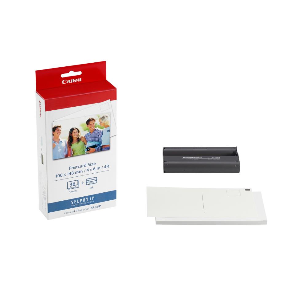 Canon KP-36IP Ink Cartridge & Postcard Size Paper Set