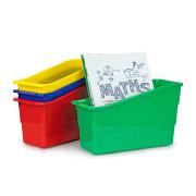 Creative Kids Book Tub Assorted Colour Set of 4