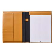 M By Staples Compendium A4 Genuine Leather Camel