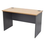 Rapid Line Open Desk 730h x 1200w x 600dmm Beech/Ironstone