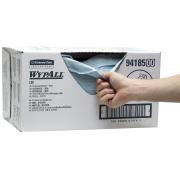 Wypall 94185 Embossed Wipers 3Ply 42X39cm Blue Carton 200