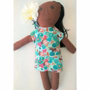 Kurrajong Aboriginal Products Torres Strait Islander Doll Handmade And Handpainted 38cm
