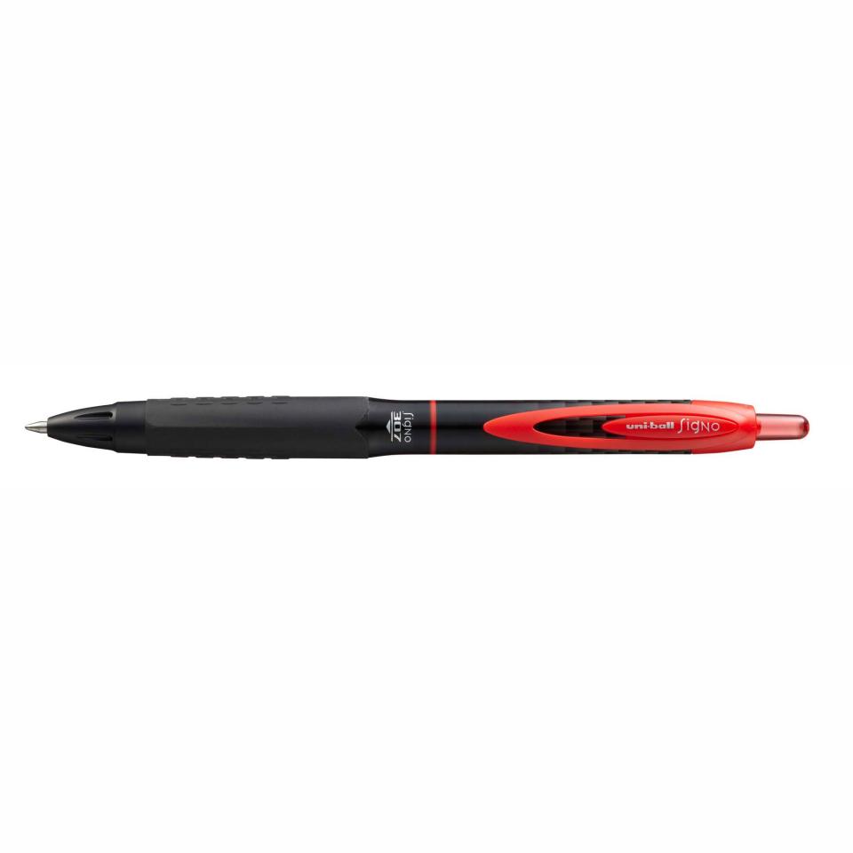 Uni-ball Signo 307 Retractable Gel Pen Fine 0.7mm Red Each