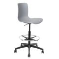 Thumbnail image of Dal Acti Swivel Drafting Stool Tall Gas Lift Footring  Black Nylon Base Castors