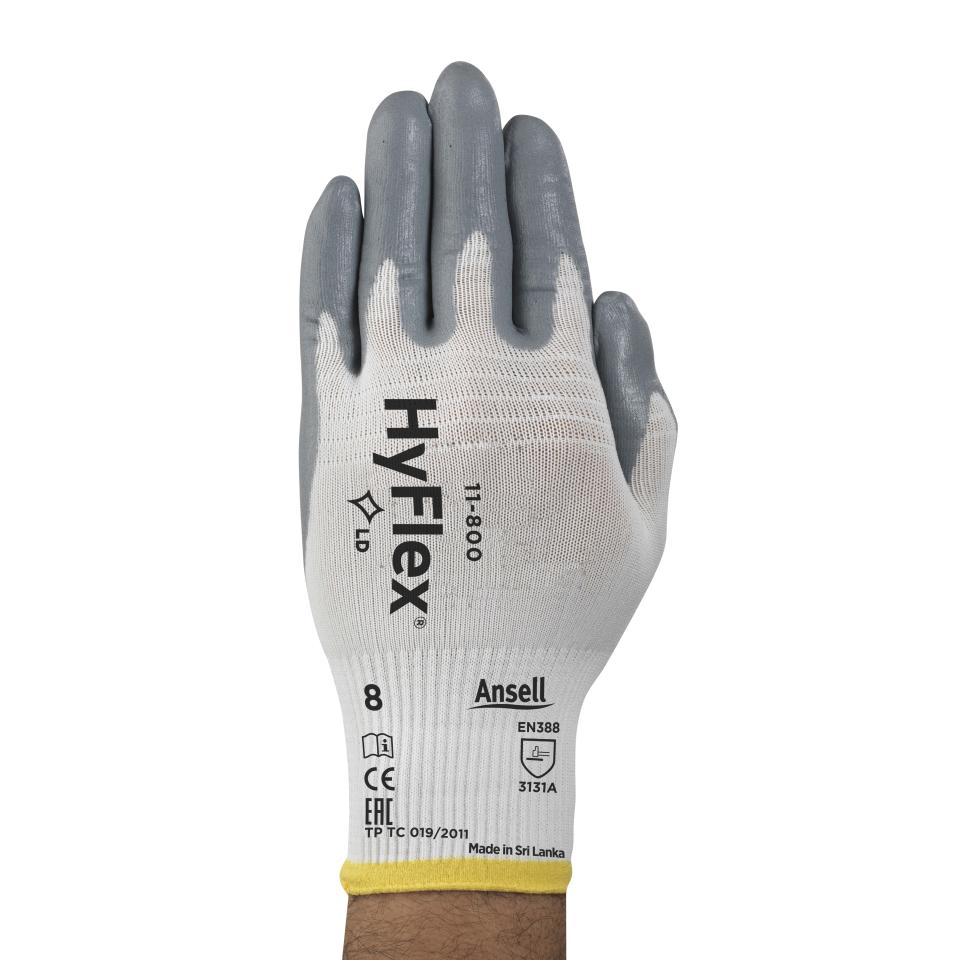 Ansell Hyflex 11-800 General Purpose Gloves Vending Pack White Pair