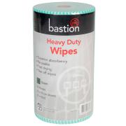 Bastion Heavy Duty Wipes 45m Roll 90 Pieces 30X50cm Green Roll