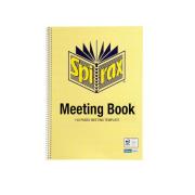 Spirax A4 Meeting Book 140 Page Each