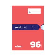 Winc Exercise Book A4 5mm Graph 56gsm 96 Pages
