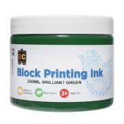 Educational Colours Block Printing Ink 250ml Green