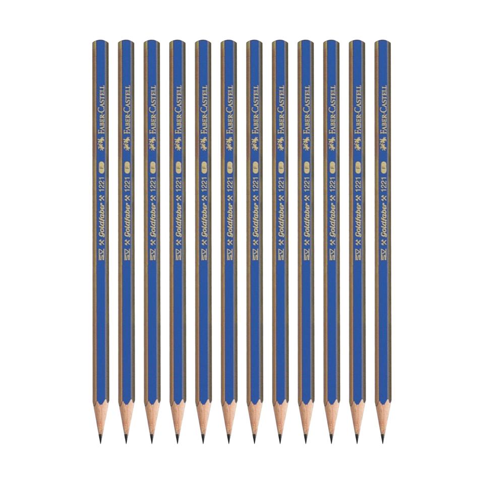 Faber-Castell Goldfaber Graphite Lead HB Pencil Box 12