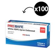 Pro Safe HDPE Dispense Apron 710 x 1170mm White Pack 100