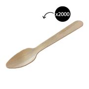 Ecoware CWS160F Wooden Spoon 160mm Coated Carton 2000