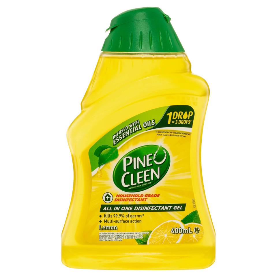 Pine O Cleen Disinfectant Gel Lemon Bottle 400ml
