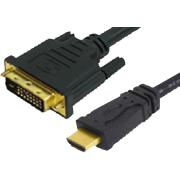 Comsol HDMI Male to DVI-D Male Cable - 2 m