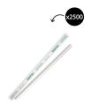 Thumbnail image of Biopak Paper Biostraw Regular 6 x 197mm White Individually Wrapped Carton 2500
