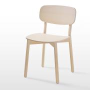 Okidoki Timber Chair Excluding Upholstery 430wx493x790h Solid Ash Legs Seat And Pink Salt Powdercoat