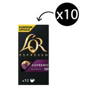 L'OR Espresso Coffee Capsules Supremo Box 10