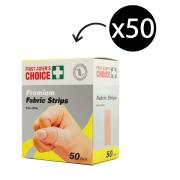 Integrity Health & Safety Indigenous Adhesive Fabric Strips Pack 50