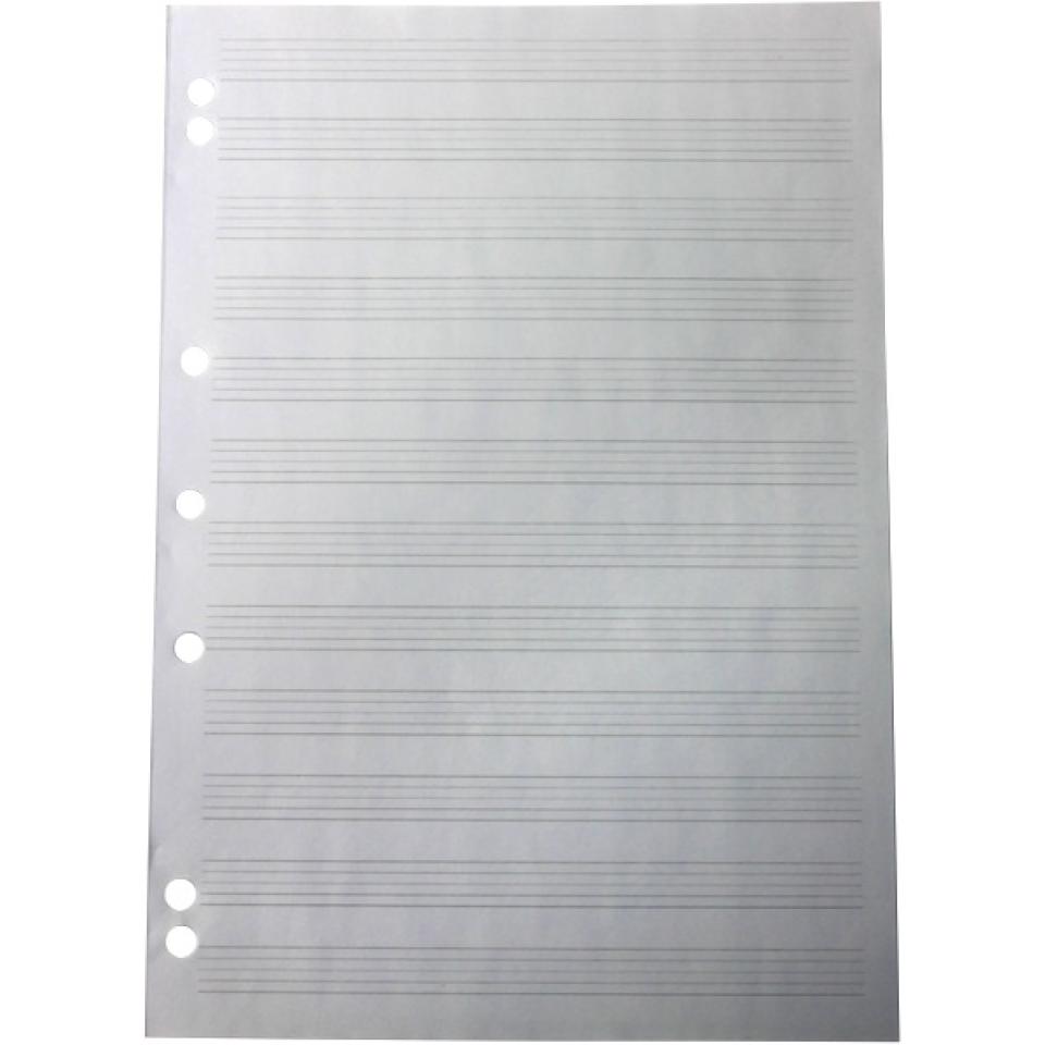 A4 Music Pad Stave Only 70gsm 50 Sheets