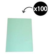 Officemax Manilla Folder Foolscap Light Blue Box 100