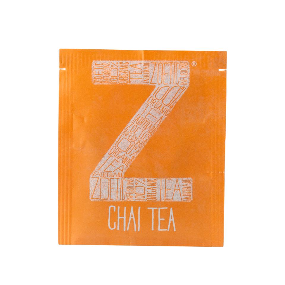 Zoetic Fairtrade Organic Chai Tea Bags Pack 100 Winc