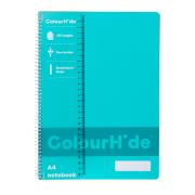 Colourhide Notebook A4 120 Page Aqua