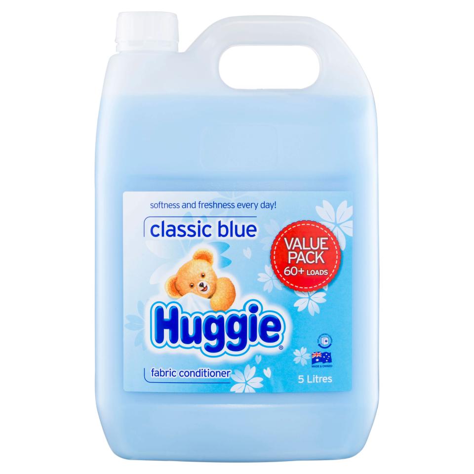 Huggie Classic Blue Fabric Softener 5 Litre Each