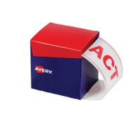 Avery ACT Shipping Label 100 X 150.4mm Red/white 500 Labels